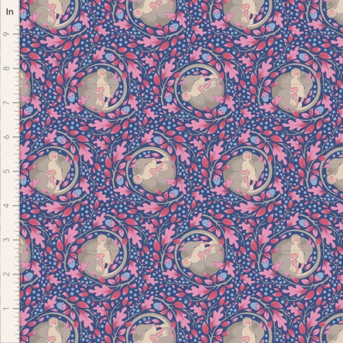 Tilda Patchwork Stoff Baumwolle - Hibernation - Slumbermouse-Denim
